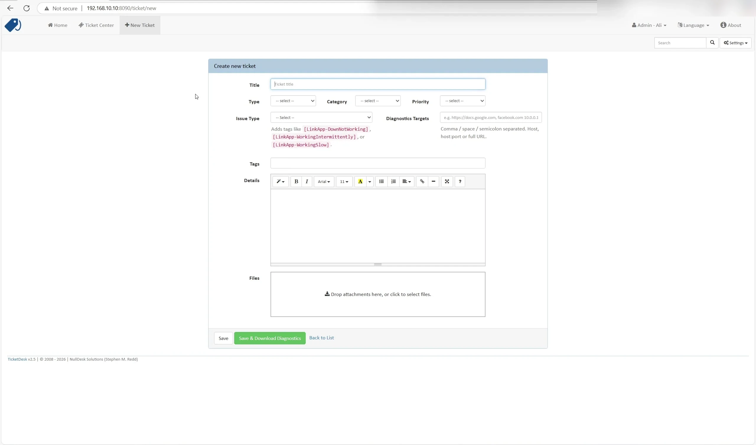 Smart GNOC workflow screenshot 1