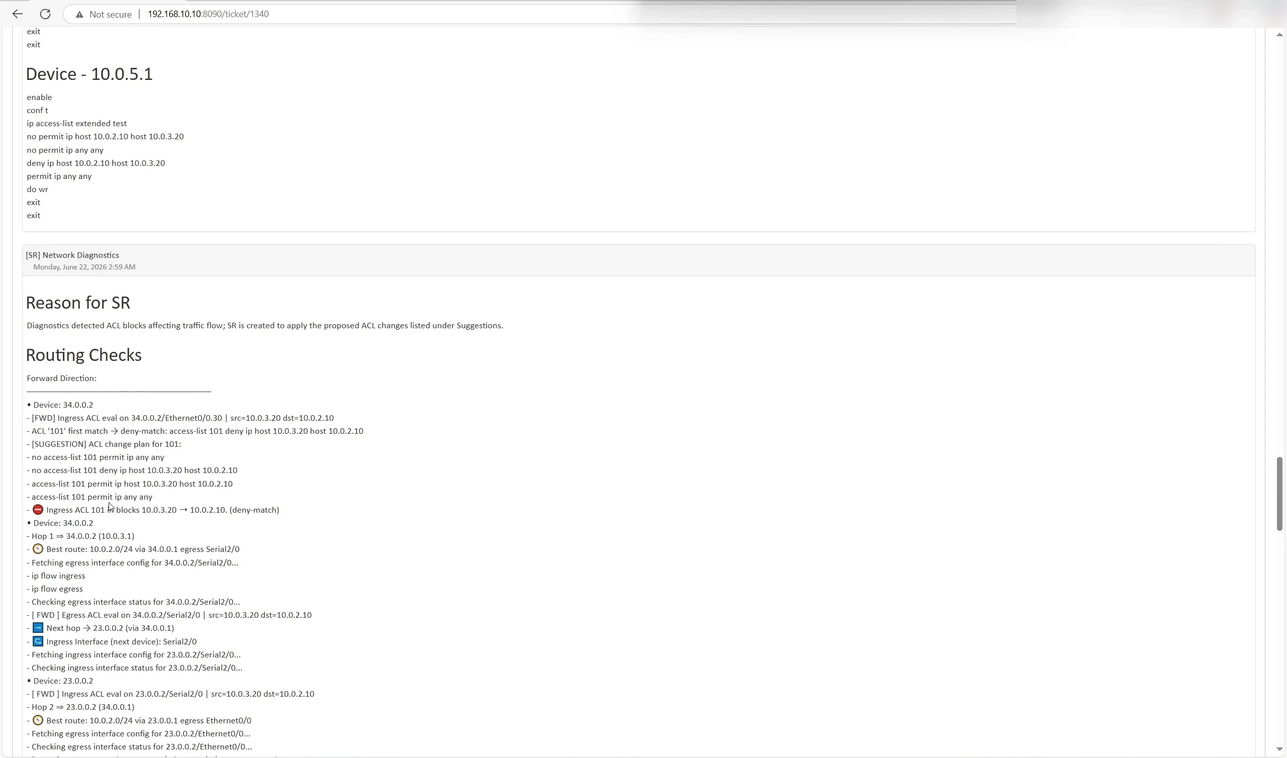 Smart GNOC workflow screenshot 6