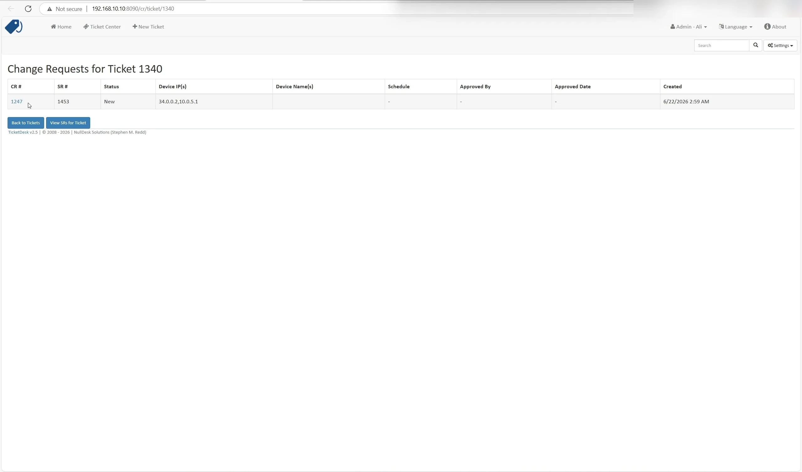 Smart GNOC workflow screenshot 10
