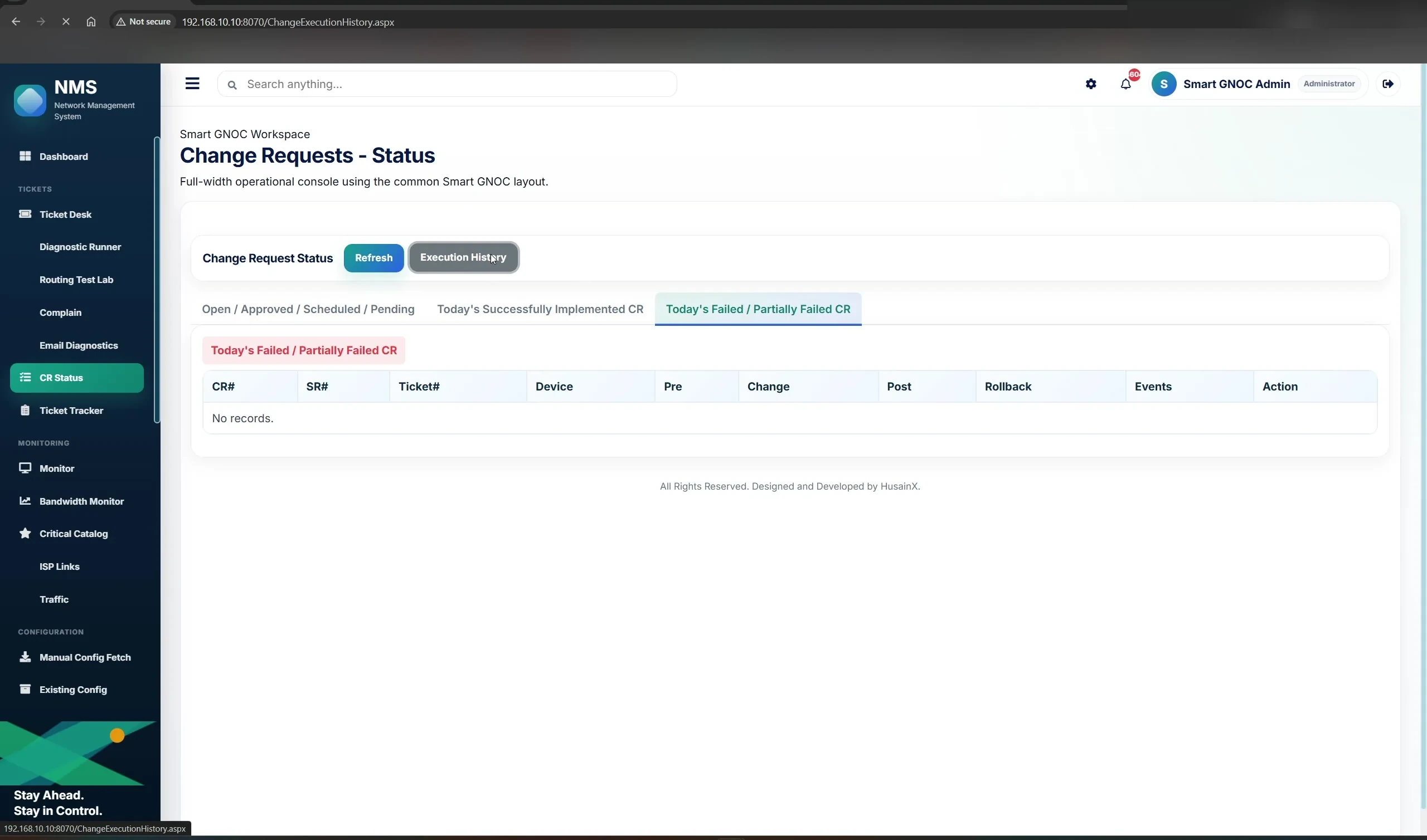 Smart GNOC workflow screenshot 15